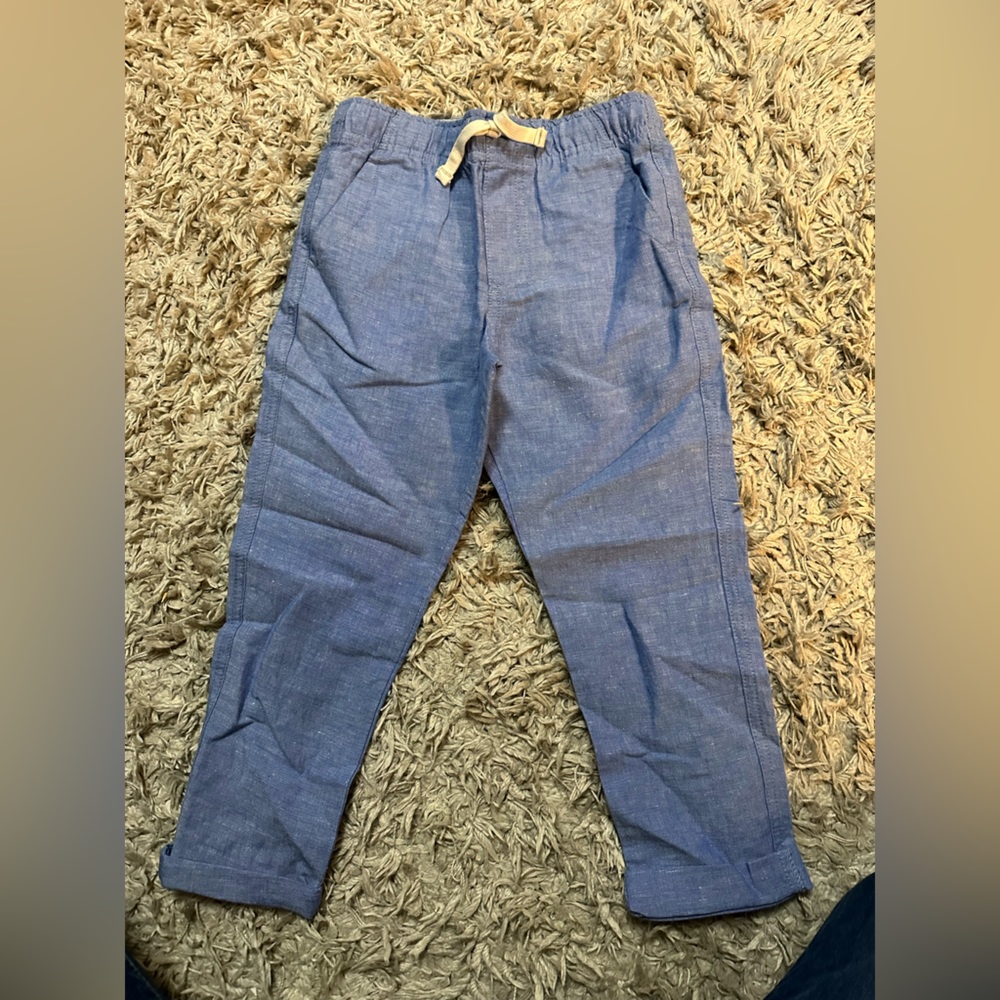 Janie and Jack Chambray pants size 6